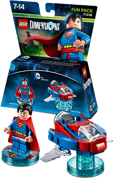 Lego Dimensions Superman (600x600), Png Download
