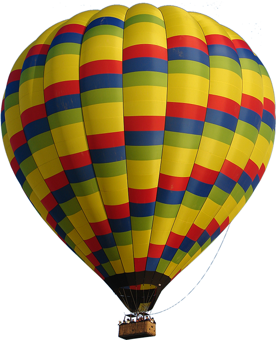 Napa Hot Air Balloon - Hot Air Balloons Book Display (607x700), Png Download