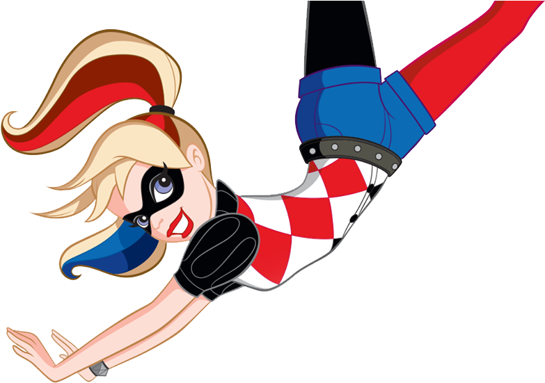 Artwork De Harley Quinn - Dc Superhero Girls Harley Quinn Png (836x580), Png Download