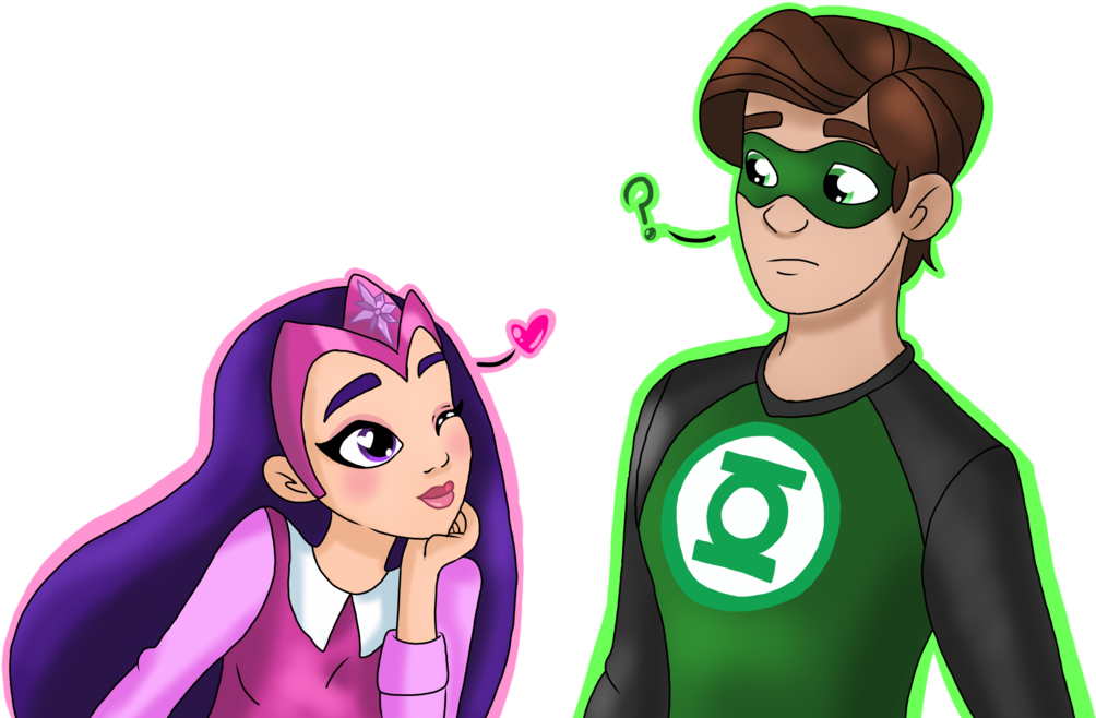 “colored In Mystyle - Dc Superhero Girls Green Lantern (1024x768), Png Download