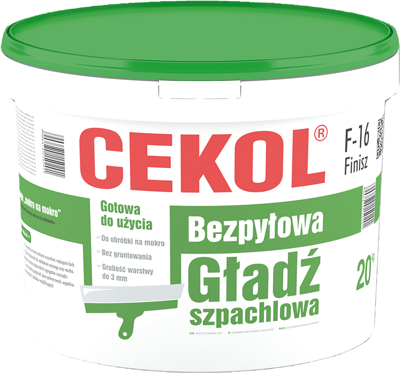 Cekol F-16 Finisz - Gladz Szpachlowa Cekol (1024x1014), Png Download