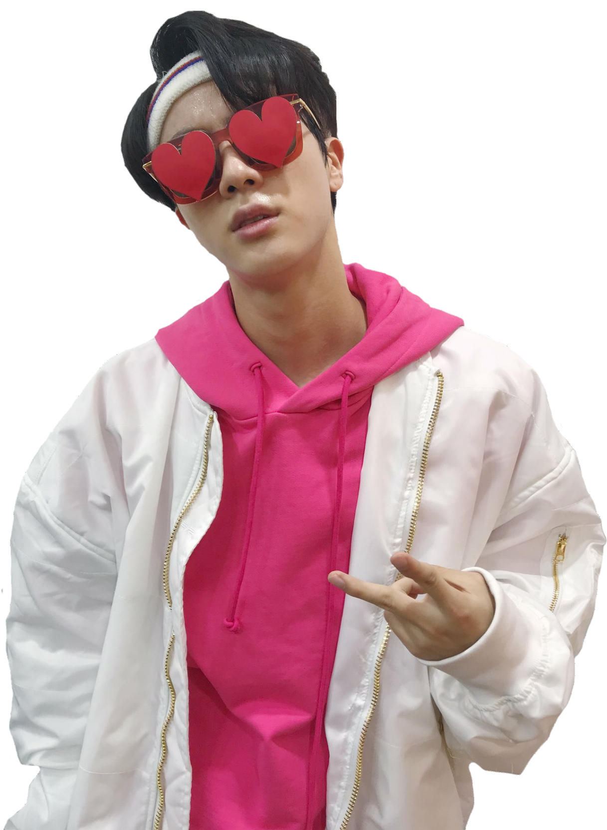 Free Download Kim Seokjin Heart Clipart Jin Bts Heart - Pembe Prens (1265x1720), Png Download