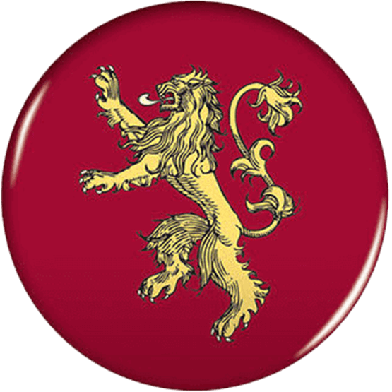 Game Of Thrones House Lannister Magnet - Game Of Thrones House Lannister (555x555), Png Download