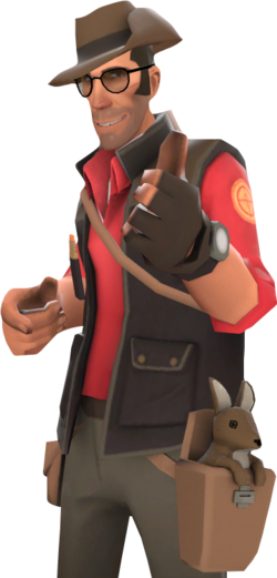 Wally Pocket - Pocket Santa Tf2 (250x521), Png Download