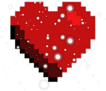 Heart Hearts Pixel Red Tumblr Kawaii Ftestickers - Asexual Pixel Art (1024x1024), Png Download