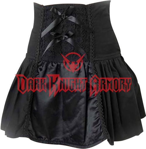 Gothic Corset Waist Ribbon Skirt - Corset Rock (511x511), Png Download