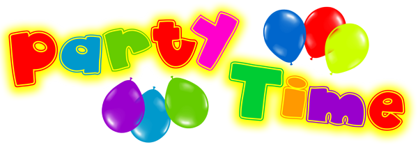 Party Time - Kids Party Time Logo (600x208), Png Download