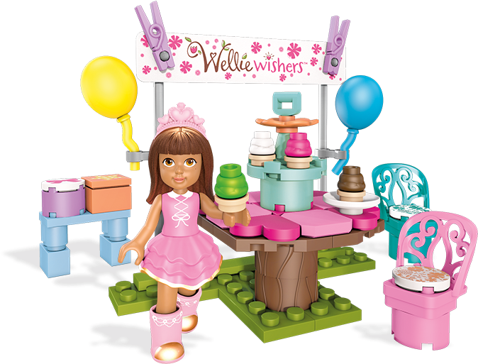 Toys - Mega Construx Welliewishers Small Playset Assortment (1000x525), Png Download