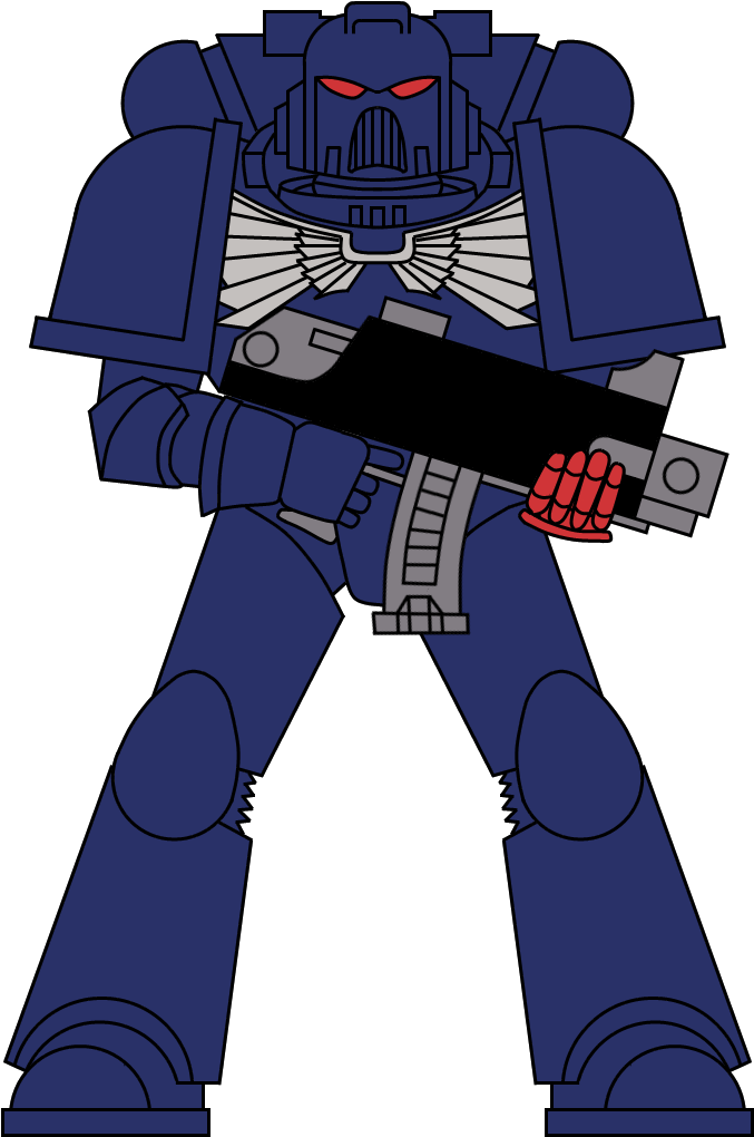 Colour Scheme Crimson Fists - Warhammer 40,000 (765x1086), Png Download