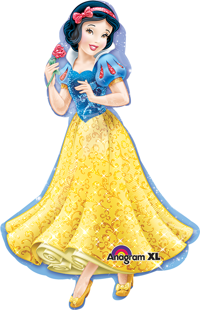 Supersh Blanca Nieves Princesa Con Flor, Metalizado - Disney Princess Snow White (1000x1000), Png Download