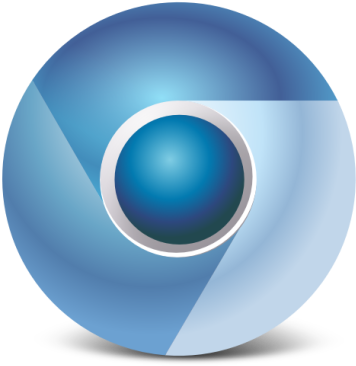 Chromium Optimized For Snapdragon Devices - Blue Chrome Icon Png (390x390), Png Download