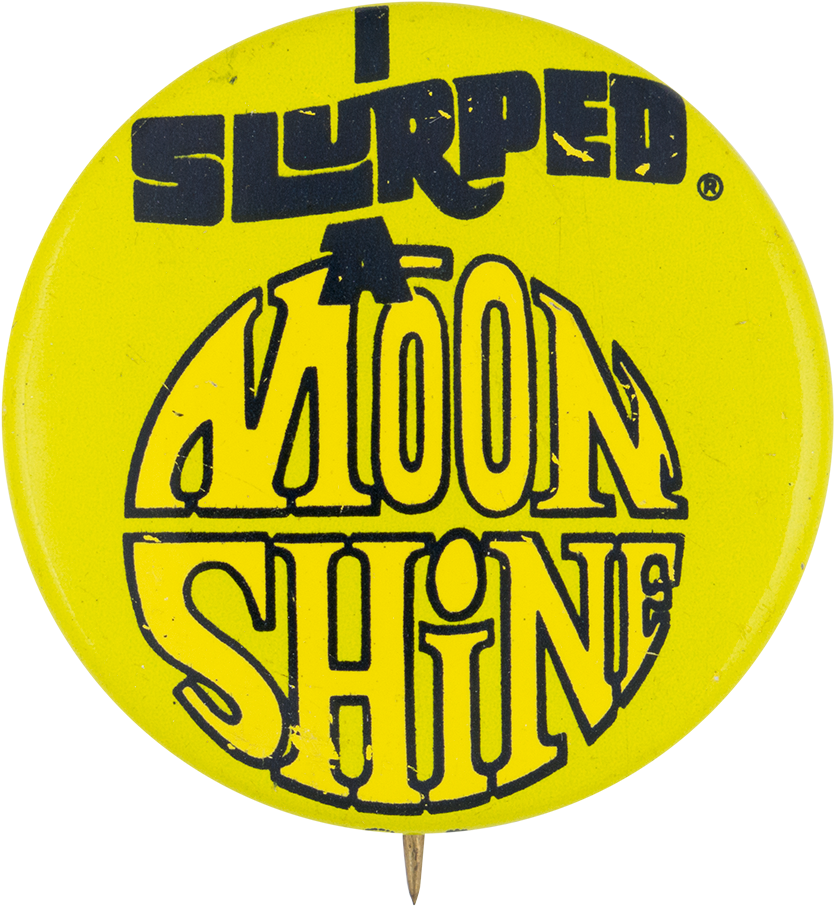 Slurpee Moon Shine - Vintage Slurpee 7/11 Pin Blue Blunder Metal 70's (item (1000x1015), Png Download