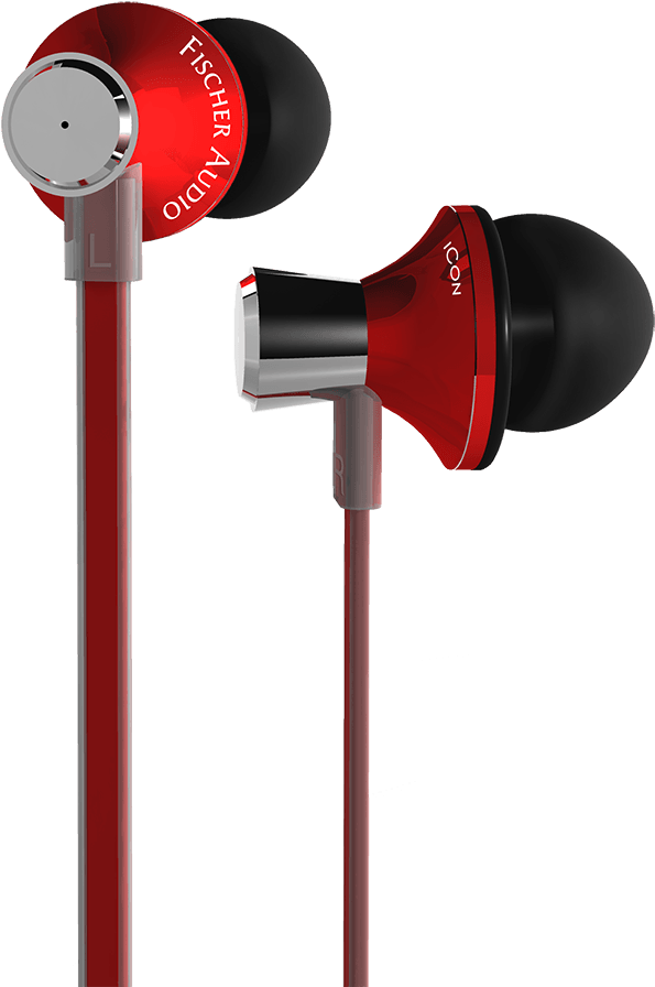 Fischer Audio Headphones Icon - Icon Red Headphones Png (900x900), Png Download