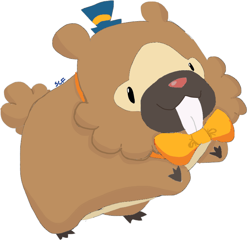 Bidoof - Cartoon (1600x1200), Png Download