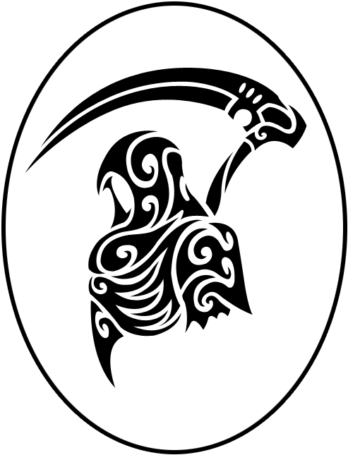 Freeuse Ankh Drawing Tribal - Death Tribal Tattoo (500x650), Png Download