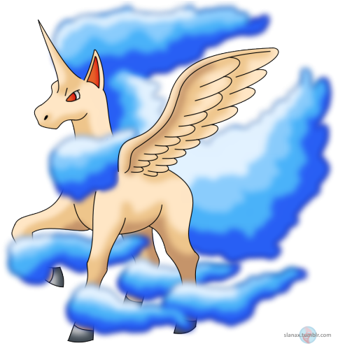 Mega Rapidash - Cartoon (500x500), Png Download