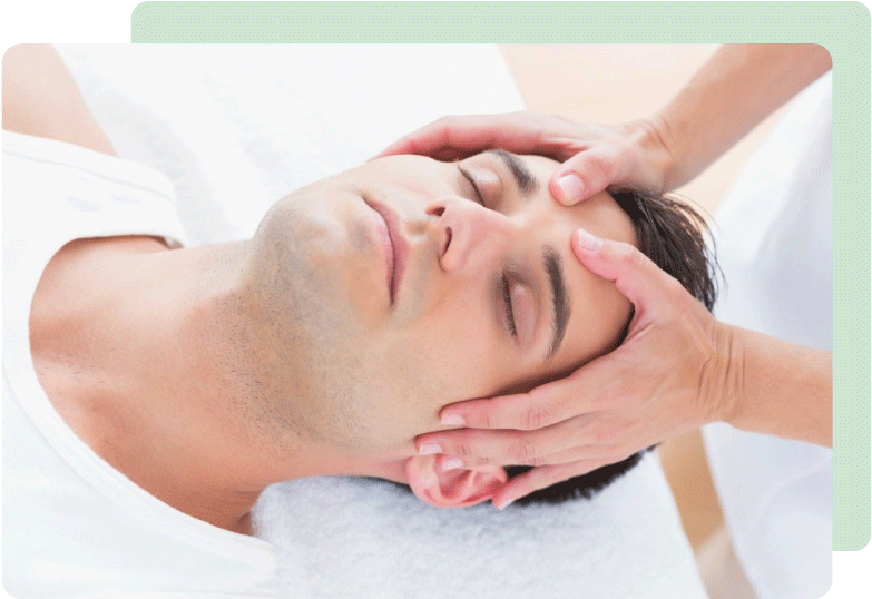 An Indian Head Massage Is A Wonderful Way To De-stress - Access Bars Therapy (886x627), Png Download