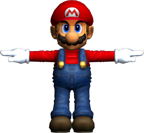 Melee Mario Zeke Bagelton - Mario Series (463x427), Png Download