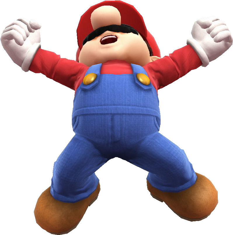 Characters - Mario Pose (912x878), Png Download