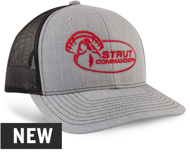 Strut Commander Heather Gray Richardson Snapback Hat - Hat (386x366), Png Download