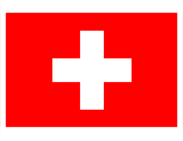 Swiss Flag Medium - Switzerland Vs Canada Hockey (600x600), Png Download