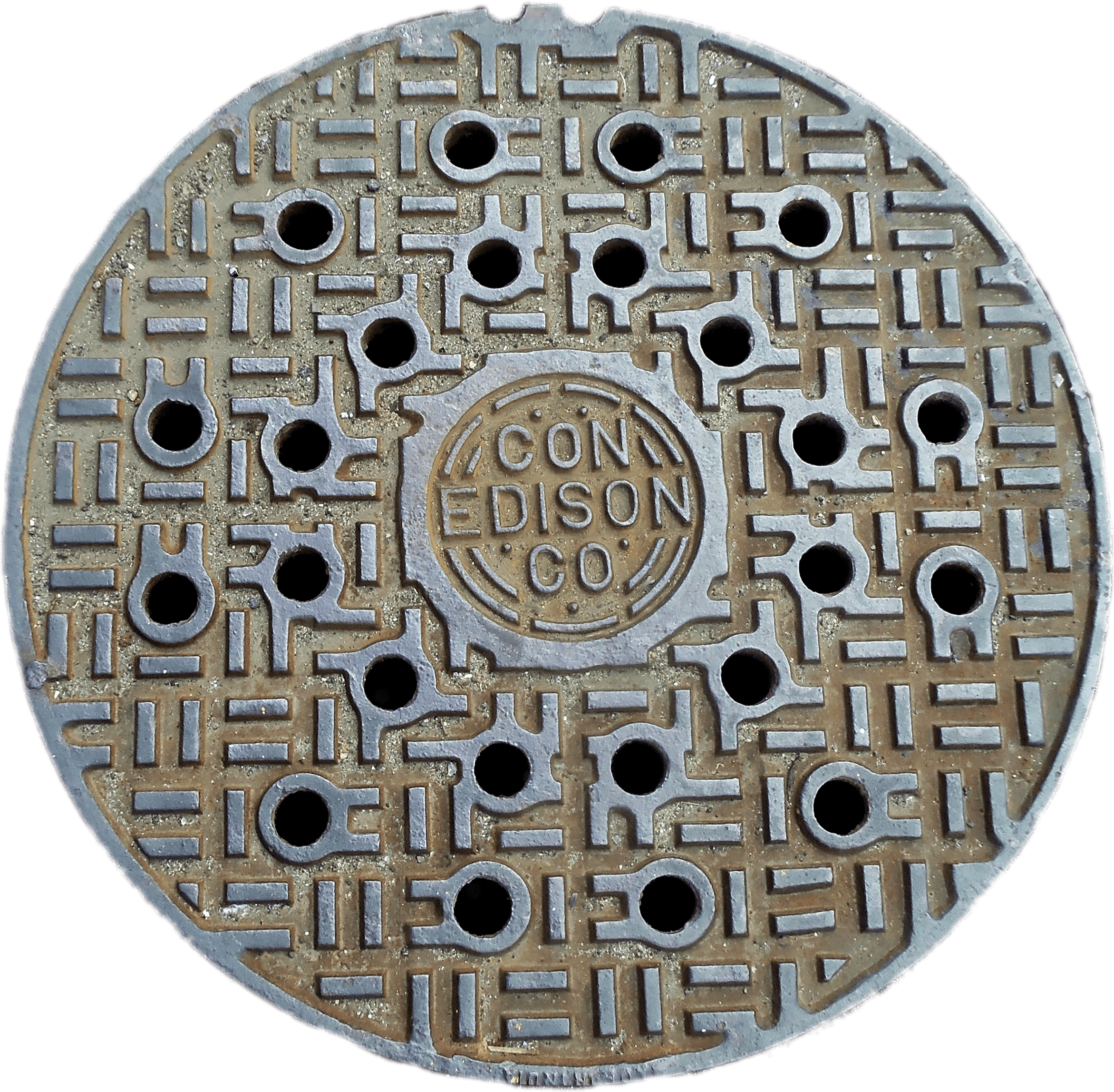 Download - Con Ed Manhole (2888x2648), Png Download