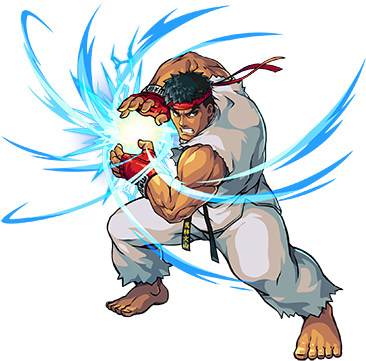 1424 - ストリート ファイター 波動 拳 (410x365), Png Download