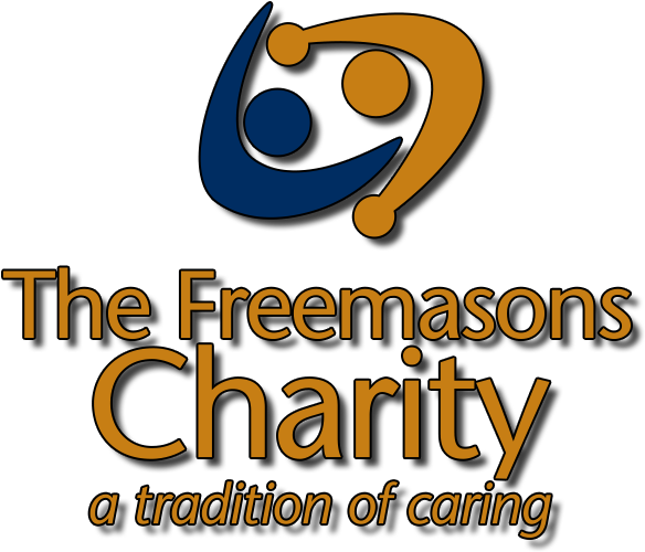 Freemasons Charity Logo Outline - Freemasonry (617x528), Png Download