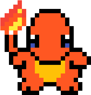 Charmander - Cartoon (1400x1400), Png Download
