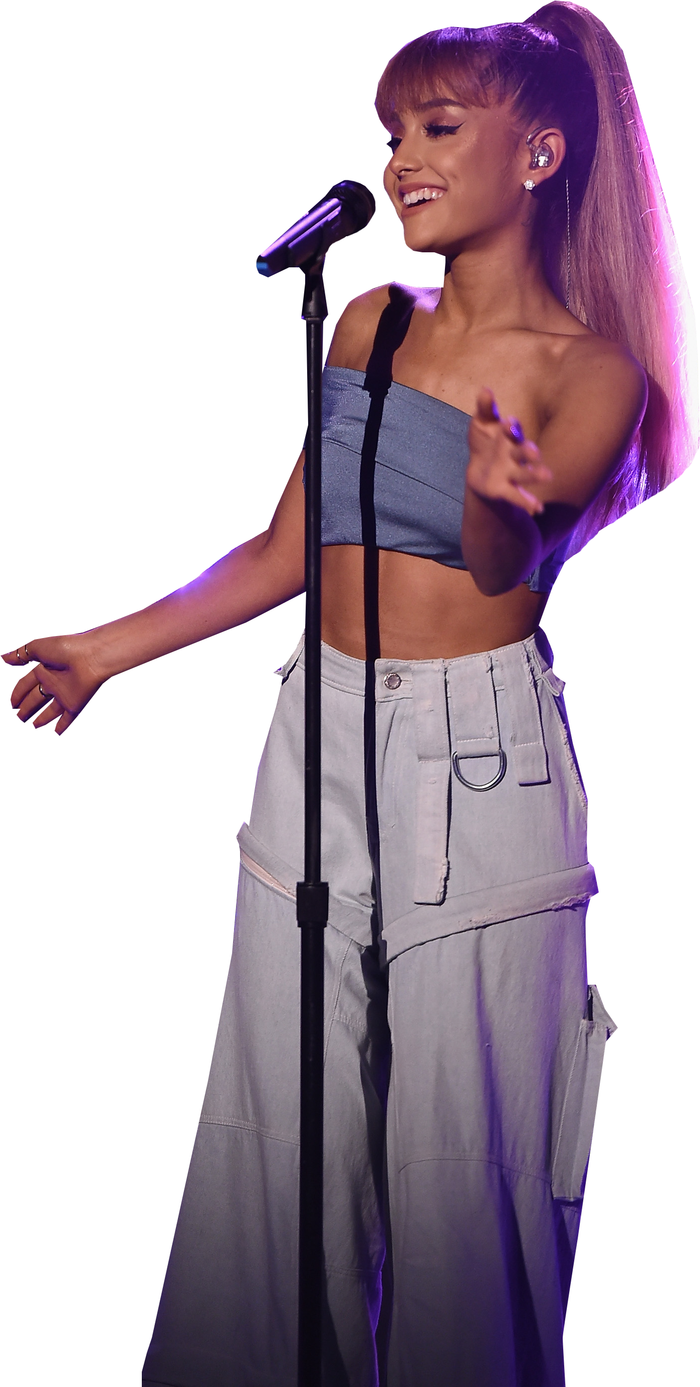 Ariana Grande On Stage Png Image - Ariana Grande Png (1994x3000), Png Download