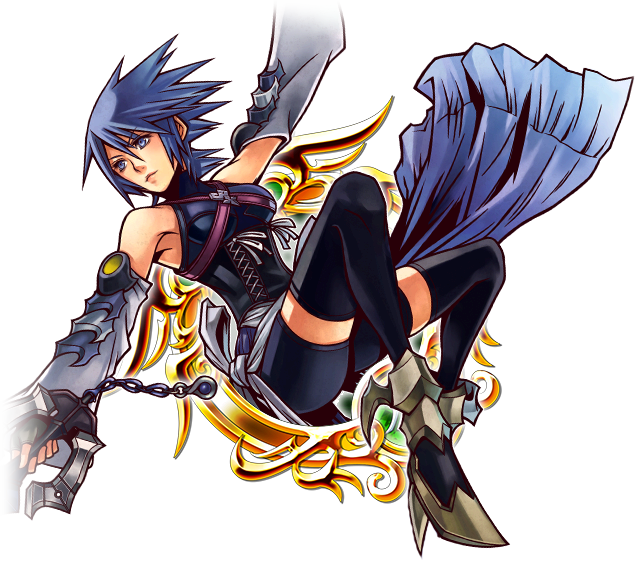 Aqua Kingdom Hearts Png - Khux Illustrated Aqua B (637x574), Png Download