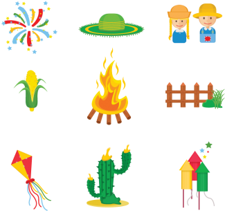 Clip Royalty Free Village Png Vectors Psd And Clipart - Icones Festa Junina Png (360x360), Png Download