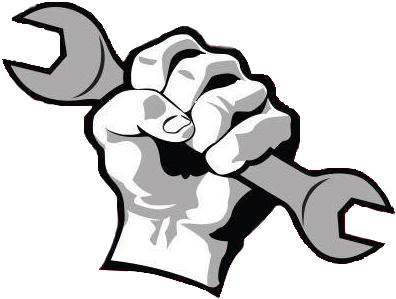 Fist - Aberdeen Roughnecks (399x318), Png Download