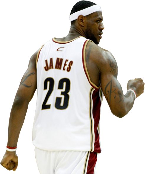 Lebron James Cleveland Png (492x593), Png Download