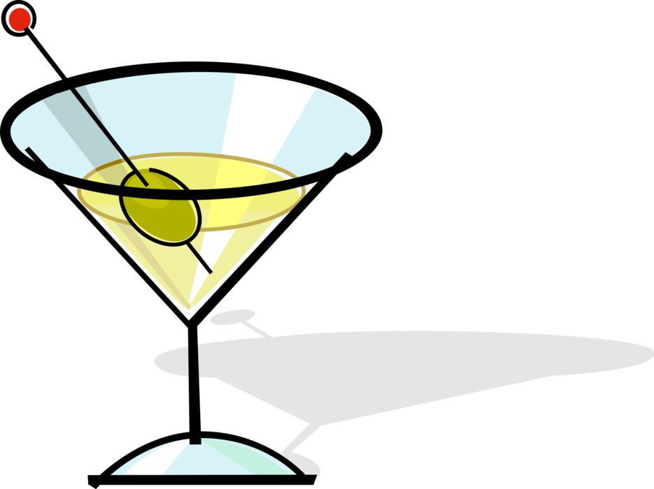 Martini Cocktail - Martini Glass Clip Art (935x700), Png Download