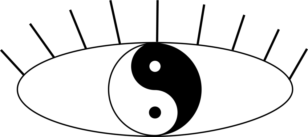Yin Yang Png (1000x447), Png Download