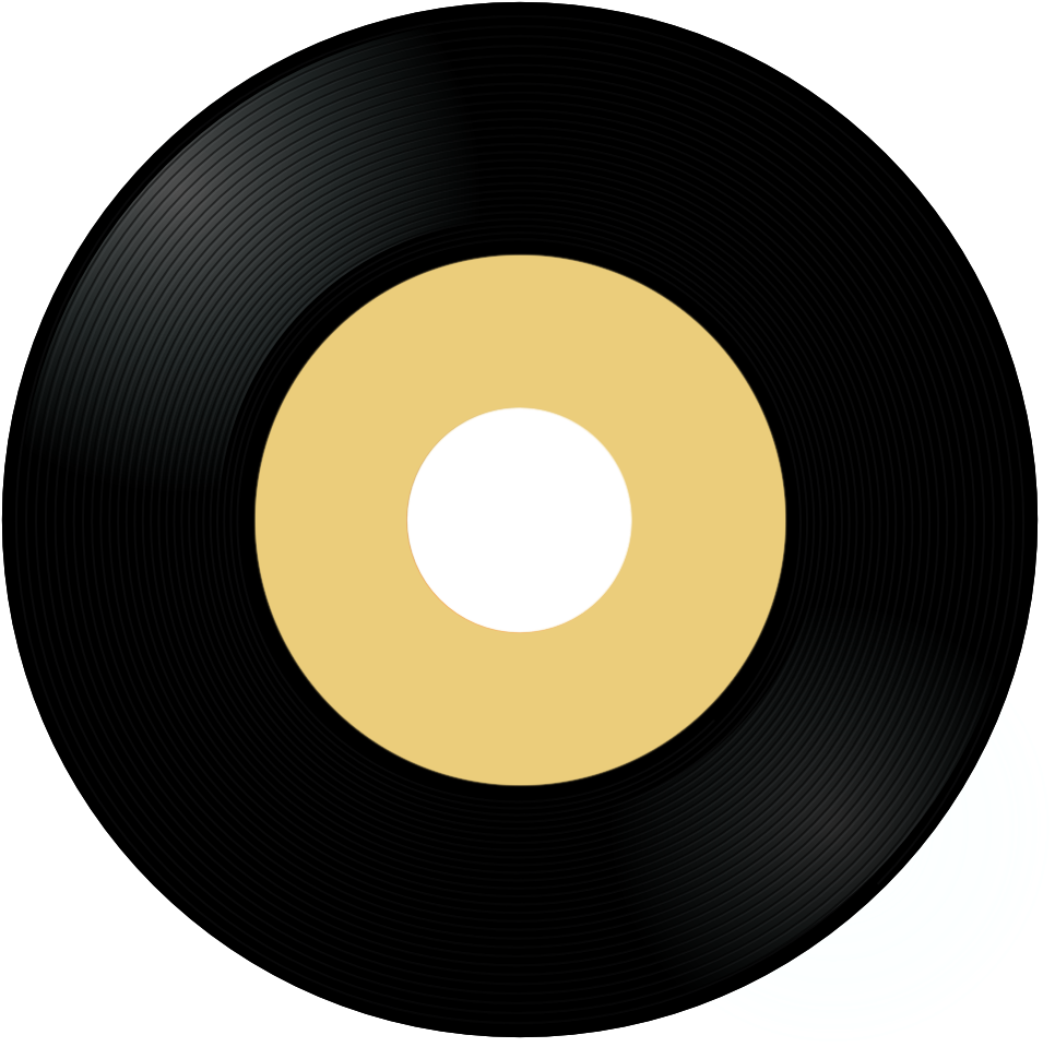 Full Tan/peach/orange Vinyl Record Vintage Png Transparent - Circle (1000x1000), Png Download