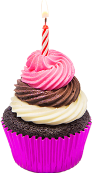 Birthday Cupcake - Cupcakes Birthday Png (350x350), Png Download