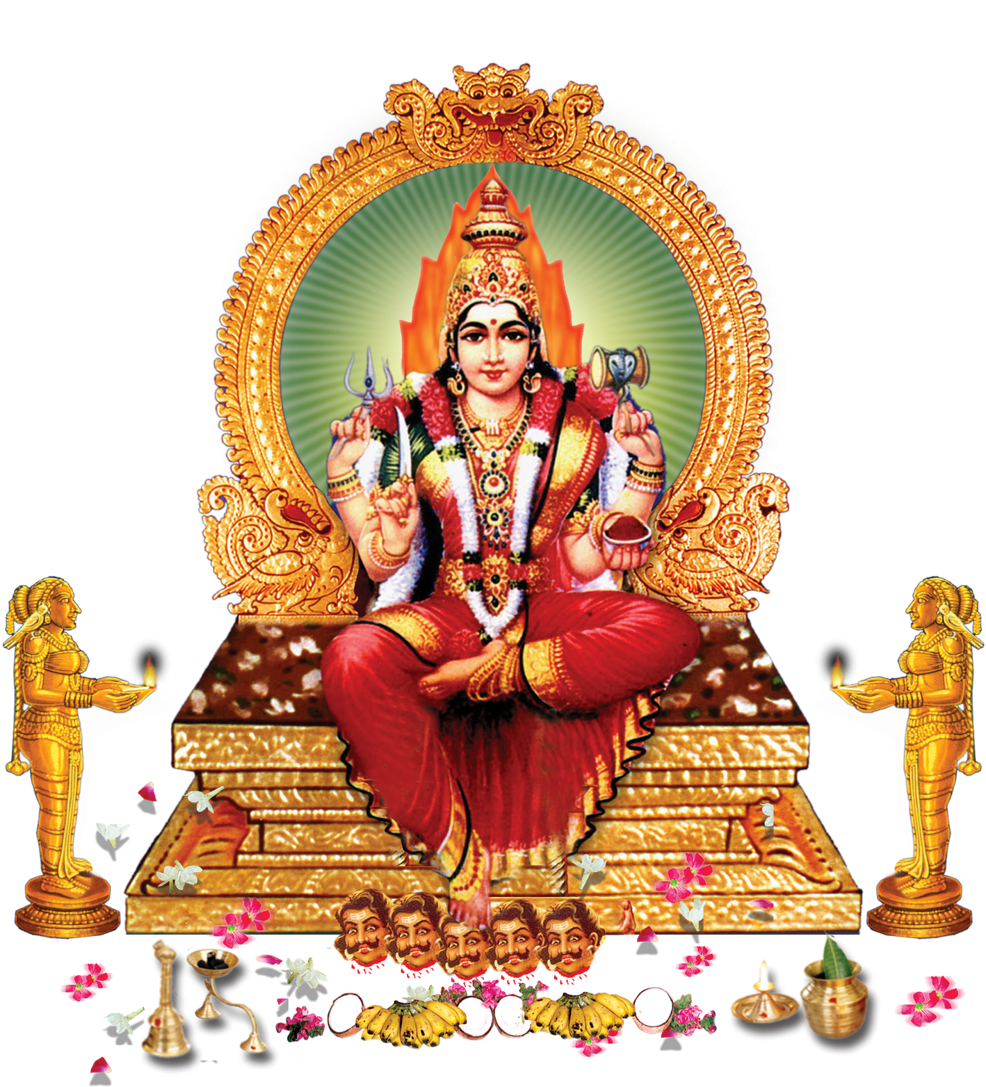 15 God Durga Png For Free Download On Mbtskoudsalg - Amman God (1425x1600), Png Download