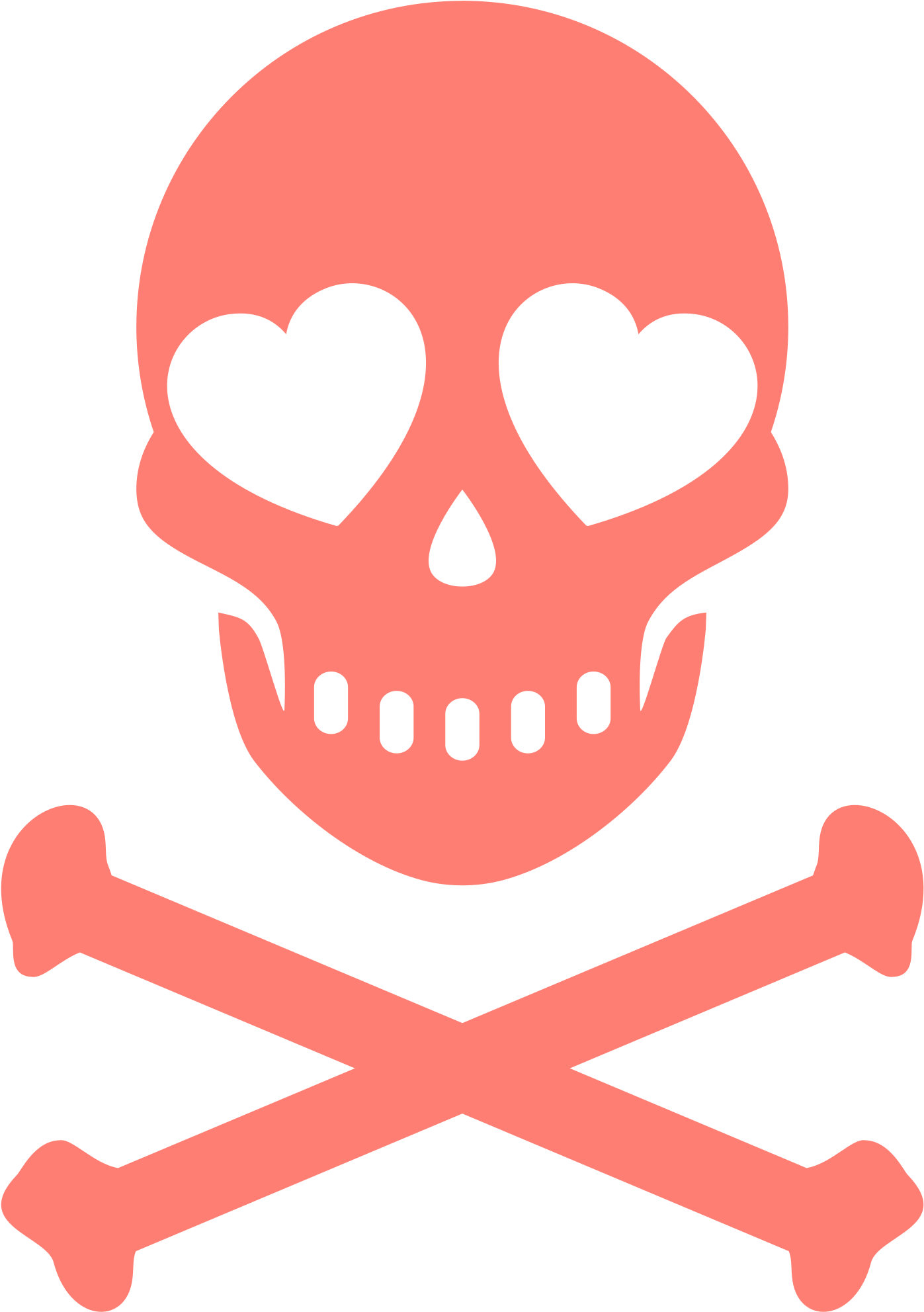 Skull And Bones Skull And Crossbones Human Skull Symbolism - Percy Jackson Books Symbols (576x750), Png Download