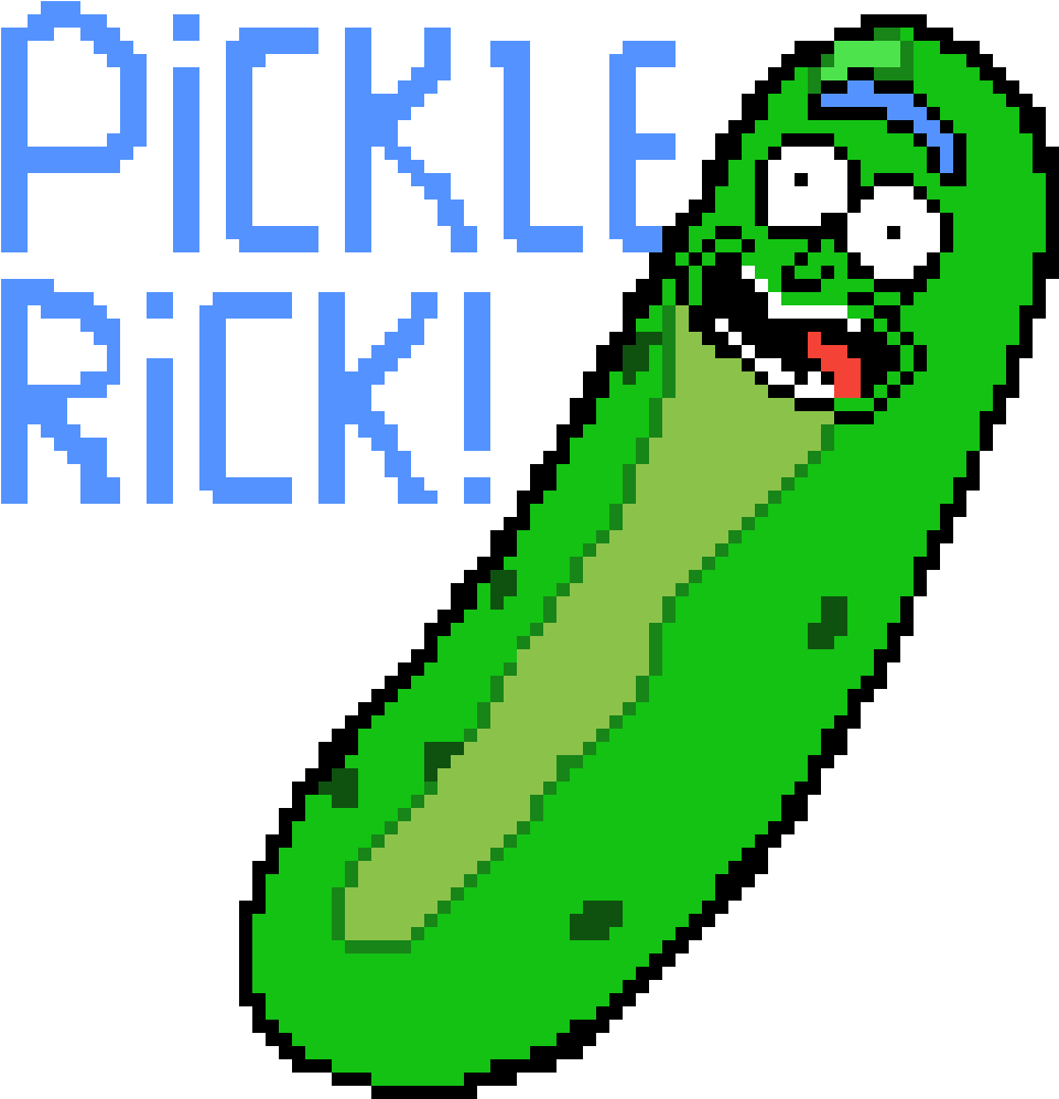 Pickle Rick - Banana (1200x1200), Png Download