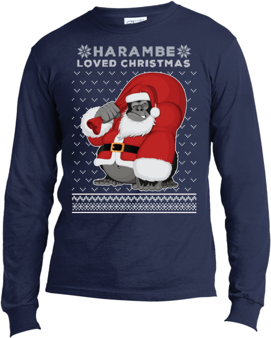Harambe Christmas Sweater - I'm A Skiing Dad Just Like A Normal D (1155x1155), Png Download