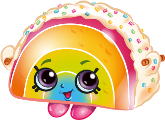 Shopkins - Shopkins Rainbow Kate (555x375), Png Download