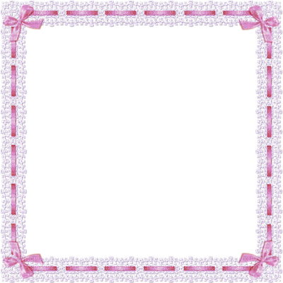 Soave Frame Vintage Lace Pink White - Hello Kitty Borders Png (400x400), Png Download