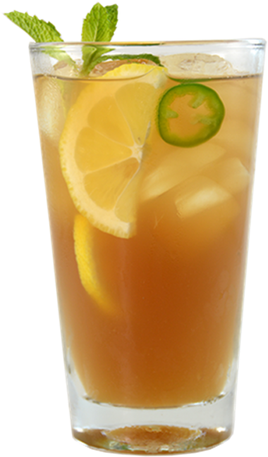 Ice Passion Fruit Tea Glass (467x701), Png Download