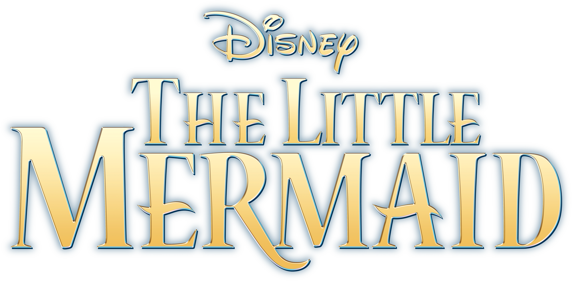 Disney The Little Mermaid Logo (2048x1024), Png Download