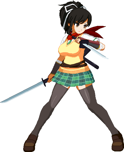#senrankagura I Love Asuka, She's Just A Bundle Of - Digital Art (411x505), Png Download