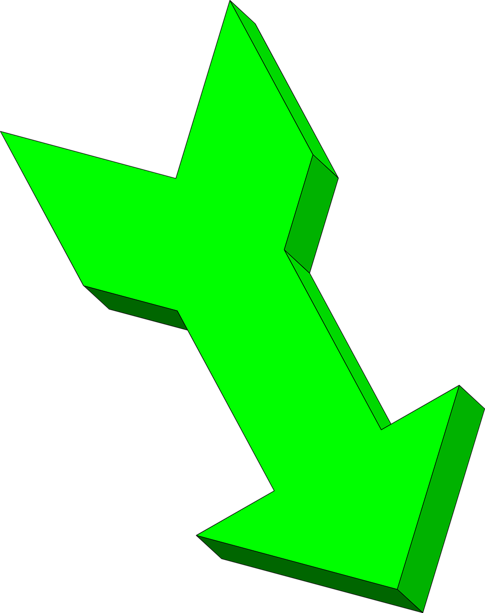 Download Arrow Green - Green Arrow Pointing Down - HD Transparent PNG ...