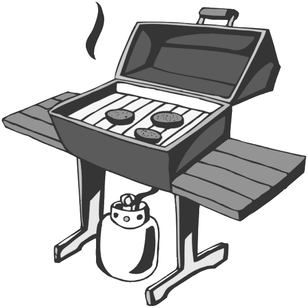 Barbecue Clipart Barbeque - Bbq Clip Art (603x603), Png Download