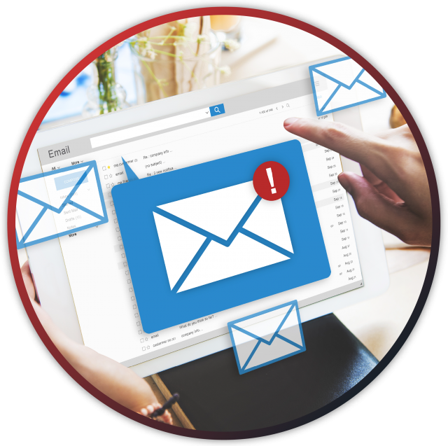 Email Marketing (640x637), Png Download